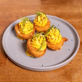 Crispy Deviled Eggs